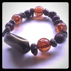 Fun, Artisan, Stretchy, Bead Bracelet